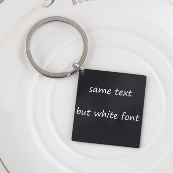 Car Key Tag New Driver Keychain Square Jewelry Simple Gift Hand Stamped Keyring Wholesale Men Porte Clef Charms Pendants
Car Key Tag New Driver Keychain Square Jewelry Simple Gift Hand Stamped Keyring Wholesale Men Porte Clef Charms Pendants