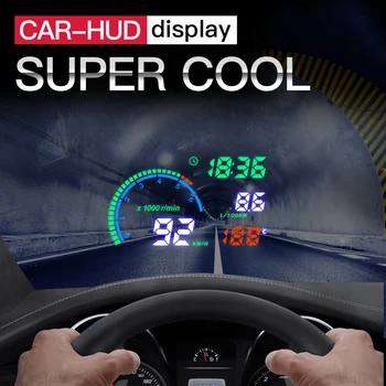 L8 HUD Head-up Display OBD Car Digital Car Display Super Clear LED 5.5 inch Speedometer Car GPS Digital Head-Up Display
L8 HUD Head-up Display OBD Car Digital Car Display Super Clear LED 5.5 inch Speedometer Car GPS Digital Head-Up Display