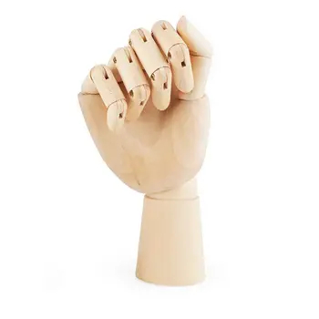 Wood Artist Drawing Manikin Articulated Mannequin with Wooden Flexible Fingers 10 inch Right Hand
Wood Artist Drawing Manikin Articulated Mannequin with Wooden Flexible Fingers 10 inch Right Hand