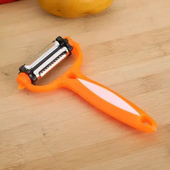 3 in 1 Rotary Fruit Vegetable Carrot Potato Peeler Cutter Slicer Vegetable Fruit Peeler Parer Julienne Cutter Slicer 
3 in 1 Rotary Fruit Vegetable Carrot Potato Peeler Cutter Slicer Vegetable Fruit Peeler Parer Julienne Cutter Slicer