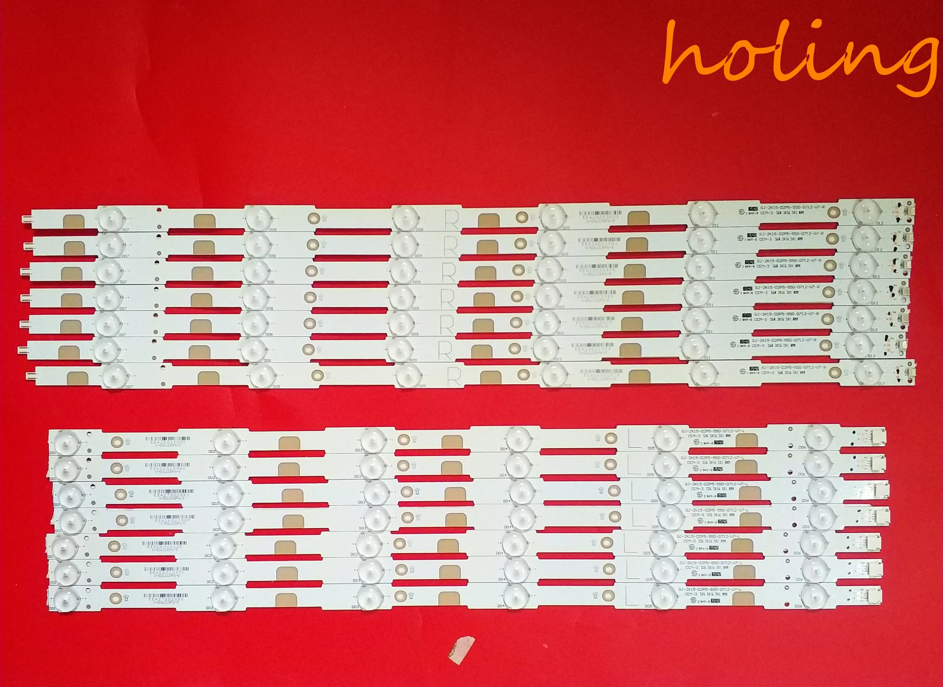 LED Backlight strip 12 lamp For Philips 55"TV LB55037 55PUH6400/88 55PUK6400/12 TPT550J1-QVN03.U 55PUX6400 LB55043 LB55052 E556
LED Backlight strip 12 lamp For Philips 55"TV LB55037 55PUH6400/88 55PUK6400/12 TPT550J1-QVN03.U 55PUX6400 LB55043 LB55052 E556