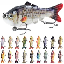 Fishing Lures hook, Multi-section fish bait, Minnow 10cm 16.5g Simulated multi-section fish Bait
Fishing Lures hook, Multi-section fish bait, Minnow 10cm 16.5g Simulated multi-section fish Bait