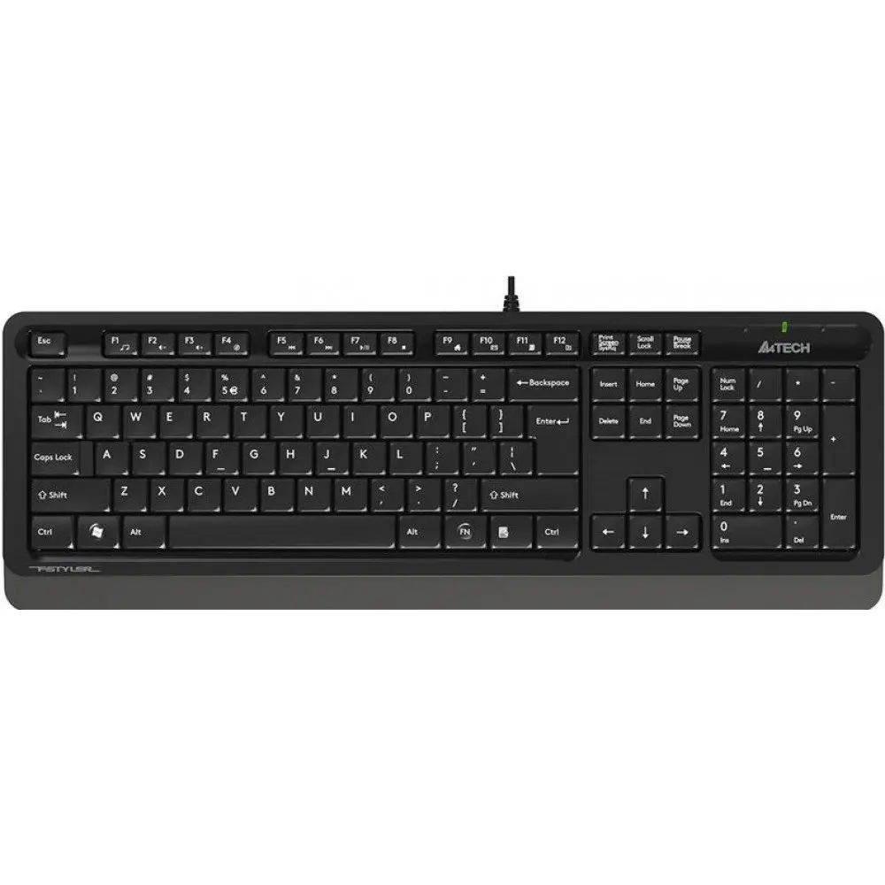 Клавиатура A4Tech A4 Fstyler FK10 черный/серый USB Multimedia | Компьютеры и офис