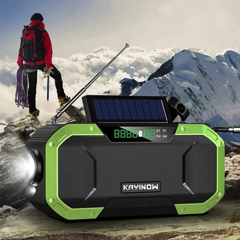 AM/FM Radio With Excellent Receiving Capability Emergency Solar Hand Crank Weather Radio 5000mAh Power Bank Charger FlashLight
AM/FM Radio With Excellent Receiving Capability Emergency Solar Hand Crank Weather Radio 5000mAh Power Bank Charger FlashLight