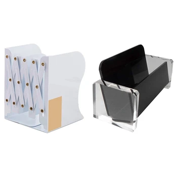 1pcs Acrylic Desktop Business Card Holder Display & 1pcs Telescopic Folding Bookshelf Metal Appearance Bookshelf
1pcs Acrylic Desktop Business Card Holder Display & 1pcs Telescopic Folding Bookshelf Metal Appearance Bookshelf