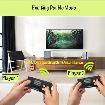 Video Game Consoles Build In 620 Classic Game 4K 8 Bit Handheld TV Mini USB Wireless Console Dual Gamepad AV Output tetris
Video Game Consoles Build In 620 Classic Game 4K 8 Bit Handheld TV Mini USB Wireless Console Dual Gamepad AV Output tetris