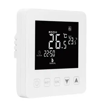 Aire Acondicionado LCD Touch Screen Programmable Heating Thermostat Intelligent Temperature Controller 200-240V Air Conditioner
Aire Acondicionado LCD Touch Screen Programmable Heating Thermostat Intelligent Temperature Controller 200-240V Air Conditioner