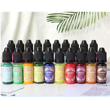 20 Colors Epoxy Pigment UV Resin Coloring Dye Liquid Colorant Fillings Handmade Jewelry Making DIY Crafts Accessories
20 Colors Epoxy Pigment UV Resin Coloring Dye Liquid Colorant Fillings Handmade Jewelry Making DIY Crafts Accessories