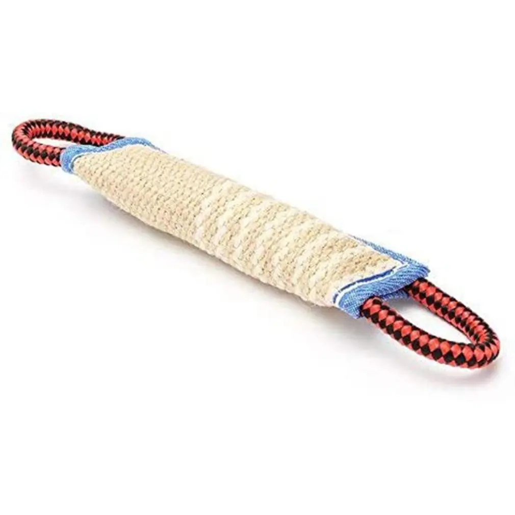 Bite-resistant Linen Dog Training Stick Bite Stick Outdoor Playing Strong Handle Stick Portable Chewing Bite Toy Bite-resistant Linen Dog Training Stick Bite Stick Outdoor Playing Strong Handle Stick Portable Chewing Bite Toy