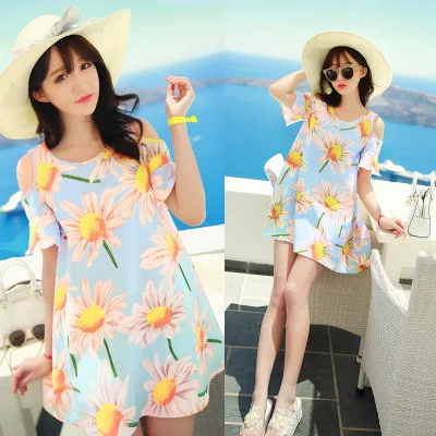 Chiffon Dress Summer New Style off-Shoulder Loose And Plus-sized WOMEN'S Dress Bohemian Beach Skirt 7-9
Chiffon Dress Summer New Style off-Shoulder Loose And Plus-sized WOMEN'S Dress Bohemian Beach Skirt 7-9