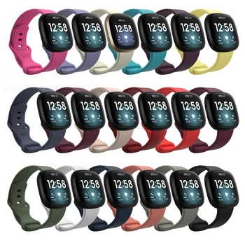 Silicone Strap For Fitbit Versa 3 / Fitbit Sense Wrist Bands Replacement Colorful Sports Band Bracelet For Versa3 Watch Belt
Silicone Strap For Fitbit Versa 3 / Fitbit Sense Wrist Bands Replacement Colorful Sports Band Bracelet For Versa3 Watch Belt