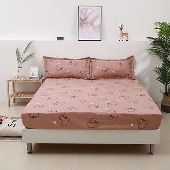 Pure Cotton Printed Bed Sheet With Elastic Band Single Product Comfort Colorful Bed Sheet Fitted Sheet Mattress Protect Cover
Pure Cotton Printed Bed Sheet With Elastic Band Single Product Comfort Colorful Bed Sheet Fitted Sheet Mattress Protect Cover