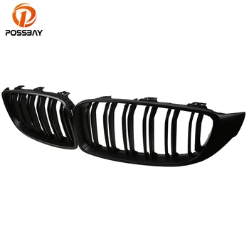 POSSBAY Double Line Matte Black Front Grill Kidney Grille for BMW 4-Series F33 435dX/435i/435iX Cabrio 2013-2016 Car Accessories
POSSBAY Double Line Matte Black Front Grill Kidney Grille for BMW 4-Series F33 435dX/435i/435iX Cabrio 2013-2016 Car Accessories