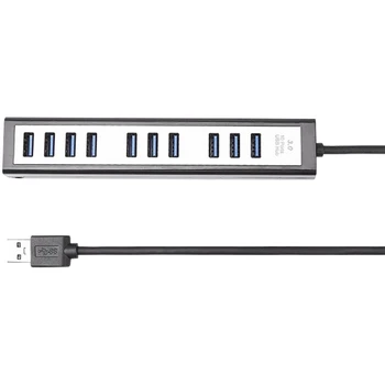 10 Port USB 3.0 Hub High Speed USB HUB Expansion Charger Adapter Multi USB Splitter for PC Laptop
10 Port USB 3.0 Hub High Speed USB HUB Expansion Charger Adapter Multi USB Splitter for PC Laptop