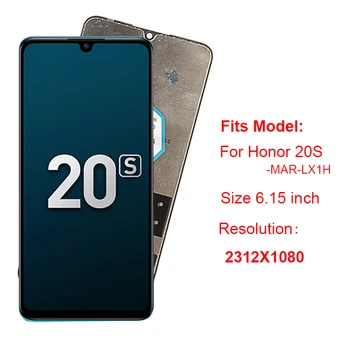 For Huawei Honor 20S MAR-LX1H LCD Display Touch Screen Mult Touch Digitizer Screen Replacement For Honor 20 S Russia Version
For Huawei Honor 20S MAR-LX1H LCD Display Touch Screen Mult Touch Digitizer Screen Replacement For Honor 20 S Russia Version