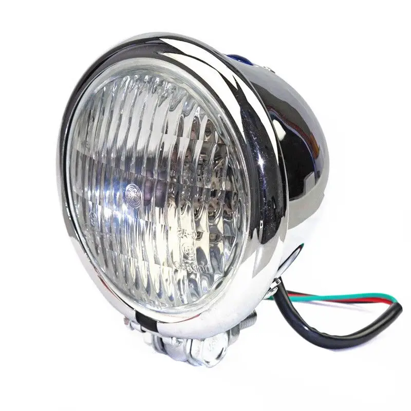 

4.5'' Headlight Head Lamp Motorcycle Retro Round For Harley Honda Yamaha Suzuki Dirt Bike Dual Sport Bike Cruiser Street Bike