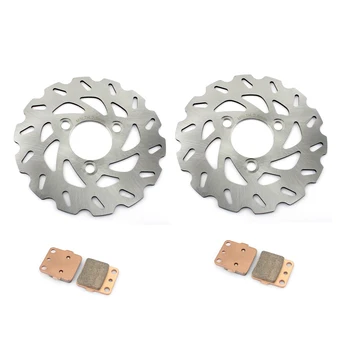 BIKINGBOY ATV Front Brake Discs Disks Rotors Pads For KSF KFX 400 2003 2004 2005 LT-Z LTZ 400 Quadsport 2003-2014 03-14
BIKINGBOY ATV Front Brake Discs Disks Rotors Pads For KSF KFX 400 2003 2004 2005 LT-Z LTZ 400 Quadsport 2003-2014 03-14