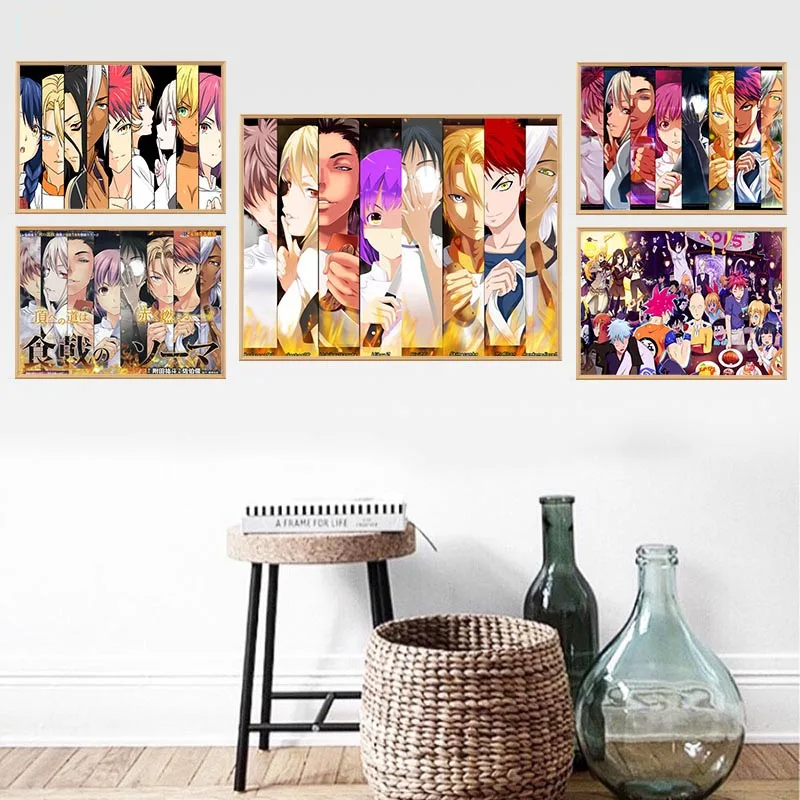Wall Artwork Canvas Painting Modular Pictures Printing Japanese Anime Food Wars Posters Nordic Style For Kitchen Home Decoration
Wall Artwork Canvas Painting Modular Pictures Printing Japanese Anime Food Wars Posters Nordic Style For Kitchen Home Decoration