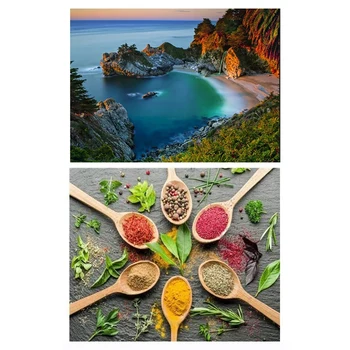 2 Set Diamond Painting Cross Stitch Embroidery Rhinestone-Ocean Landscape Pattern & 5 Pcs Seasoning Spoons
2 Set Diamond Painting Cross Stitch Embroidery Rhinestone-Ocean Landscape Pattern & 5 Pcs Seasoning Spoons