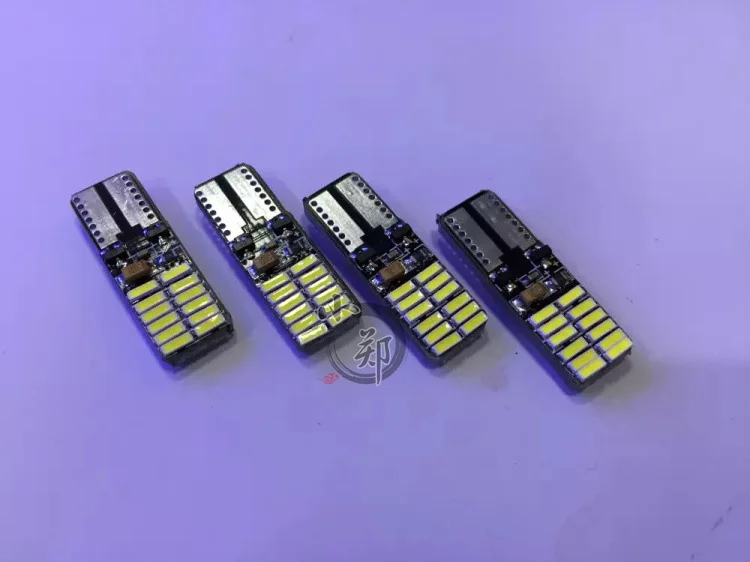 

New Style Highlight T10 Width Lamp Decoding 24smd Highlight 4014 Wide Pressure Constant Current LED Car Foreign Trade CANbus