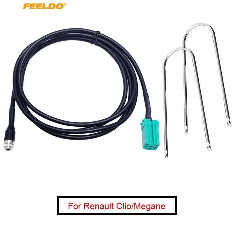 FEELDO 1Set Auto Mini ISO 6pin to 3.5MM Female Jack AUX Cable with Removal Keys for Renault OEM Radio Wire Adapter #FD5732
FEELDO 1Set Auto Mini ISO 6pin to 3.5MM Female Jack AUX Cable with Removal Keys for Renault OEM Radio Wire Adapter #FD5732