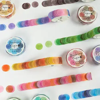 JESJELIU 14*14mm Hard Candy Dot Color Washi Journaling Writing Washi Tape Deco Gift Label Masking Tapes Easy to Tear
JESJELIU 14*14mm Hard Candy Dot Color Washi Journaling Writing Washi Tape Deco Gift Label Masking Tapes Easy to Tear