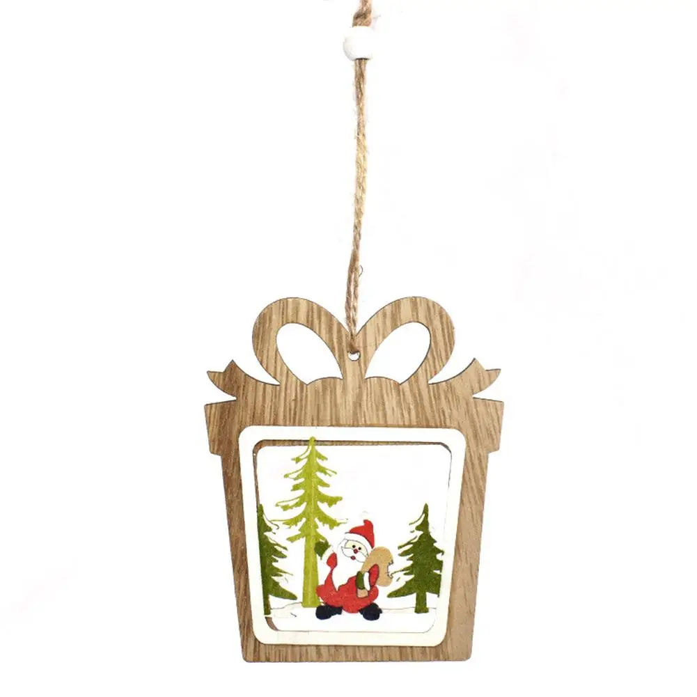 wooden bells, five-pointed star, pendants, window pendants