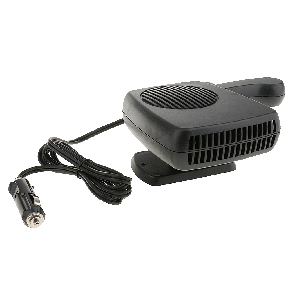 Portable Car Auto Heating Cooling Fan Wide Outlet, Car Vehicle Heater Fan Defroster Demister Winter 12V 200W, Pack of 1, Black Portable Car Auto Heating Cooling Fan Wide Outlet, Car Vehicle Heater Fan Defroster Demister Winter 12V 200W, Pack of 1, Black