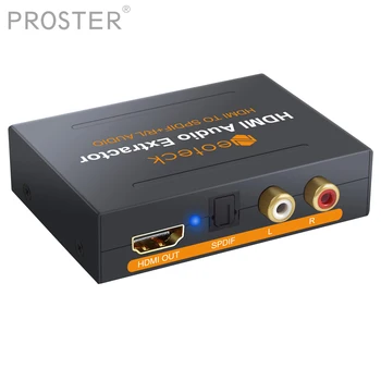 PROSTER HDMI to HDMI Optical TOSLINK SPDIF and Analog RCA L/R Stereo Audio Extractor Converter 3D HDMI Audio Splitter Adapter
PROSTER HDMI to HDMI Optical TOSLINK SPDIF and Analog RCA L/R Stereo Audio Extractor Converter 3D HDMI Audio Splitter Adapter