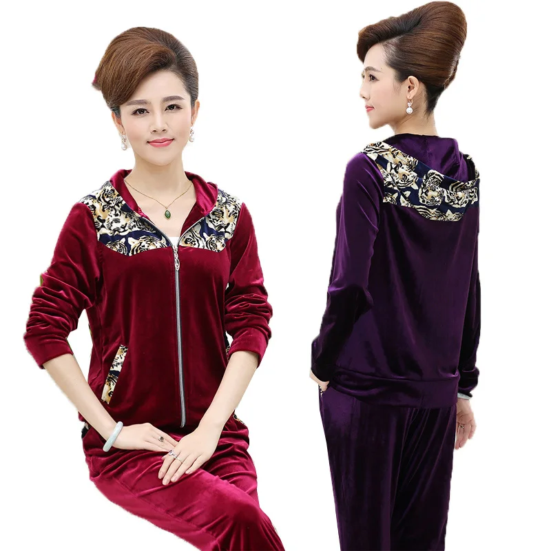 Middle-aged and elderly Women Suit Corduroy Casual Tops Trousers 2 Pcs Sets Pants Suit Fashion Women's Sportswear Sportsuit
Middle-aged and elderly Women Suit Corduroy Casual Tops Trousers 2 Pcs Sets Pants Suit Fashion Women's Sportswear Sportsuit