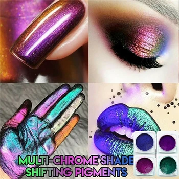 Chameleon Eye Shadow Pigment Long Lasting Bright Shiny Glitter Eyeshadow Powder Multi-Chrome Shade Shifting Pigments Eye Shadow
Chameleon Eye Shadow Pigment Long Lasting Bright Shiny Glitter Eyeshadow Powder Multi-Chrome Shade Shifting Pigments Eye Shadow