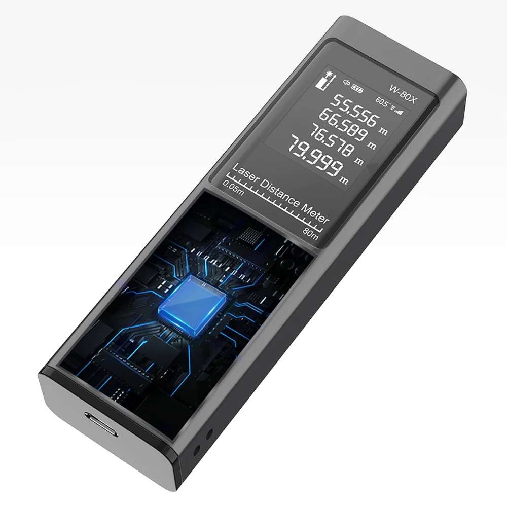 High Accurate Laser Distance Meter 80m Mini Laser Distance Meter Waterproof Dustproof Fallproof Digital Laser Rangefinder
High Accurate Laser Distance Meter 80m Mini Laser Distance Meter Waterproof Dustproof Fallproof Digital Laser Rangefinder