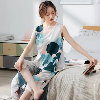 Plus Size 3XL Summer Women Pajamas Set Sleeveless Sleep Set Lace Printing 2PCS Sleepwear Modal Pyjamas Suit Casual Home Clothes
Plus Size 3XL Summer Women Pajamas Set Sleeveless Sleep Set Lace Printing 2PCS Sleepwear Modal Pyjamas Suit Casual Home Clothes