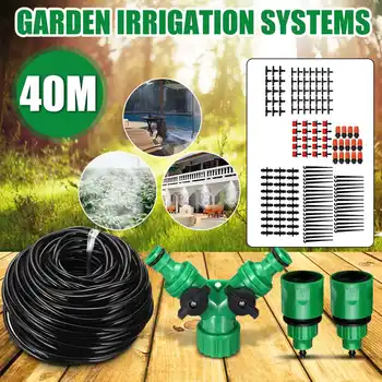 40m Drip Water Irrigation Kit Set Automatic Micro Drip Garden Spray Irrigation System Self Watering Kits with Adjustable Dripper
40m Drip Water Irrigation Kit Set Automatic Micro Drip Garden Spray Irrigation System Self Watering Kits with Adjustable Dripper