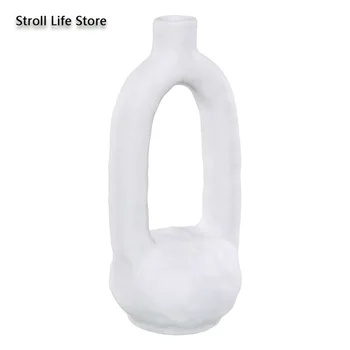 INS Ceramic Vase Flower Holder Nordic Candle Holders White Candlestick Table Centerpiece Candelabra Candles Home Decoration F590 
INS Ceramic Vase Flower Holder Nordic Candle Holders White Candlestick Table Centerpiece Candelabra Candles Home Decoration F590