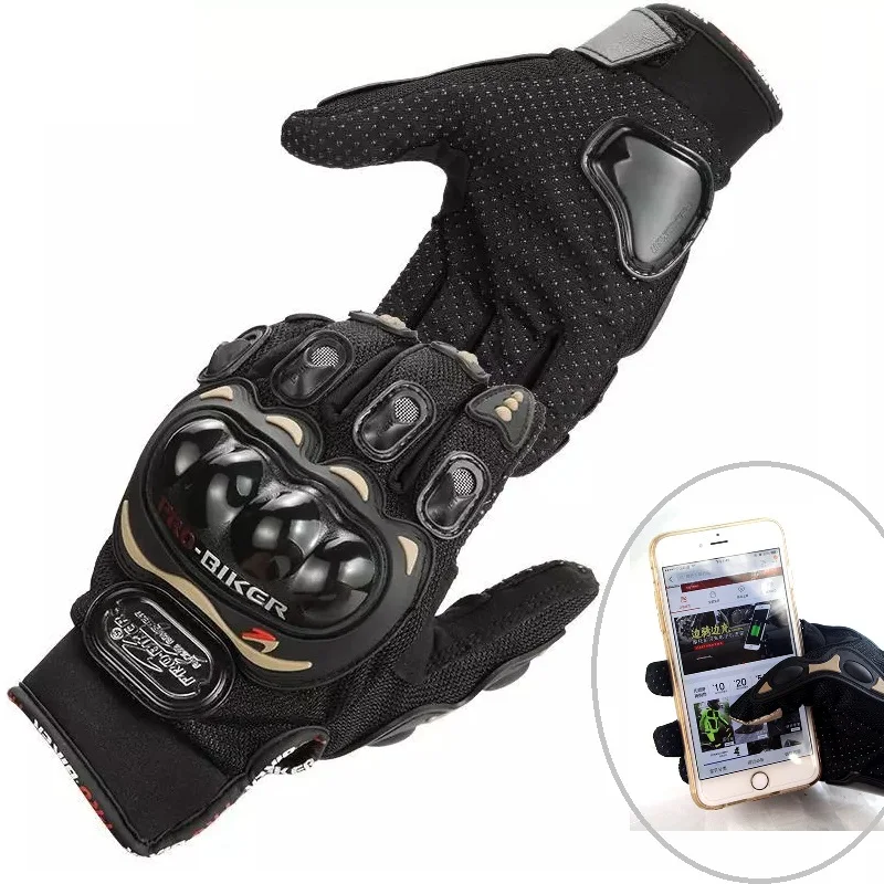 

waterproof protective full fingers motorcycle gloves motorbike mittens riding racing bicycle glove touch screen outdoor sports