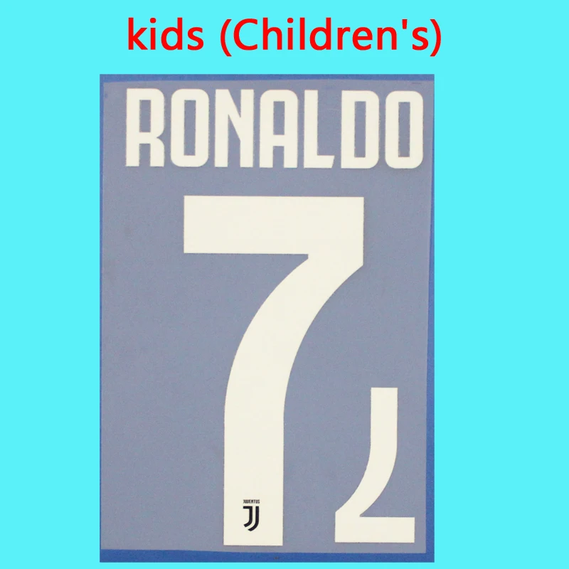 kids Children's 18-20 2019 2020 Super A juve Ronaldo 7 number font print, Hot stamping patches badges
kids Children's 18-20 2019 2020 Super A juve Ronaldo 7 number font print, Hot stamping patches badges