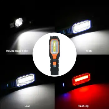 Portable Warning Light Multi-function 1W COB LED Work Light Magnetic 90 Degree Rotation White+red Color Inspection Light
Portable Warning Light Multi-function 1W COB LED Work Light Magnetic 90 Degree Rotation White+red Color Inspection Light