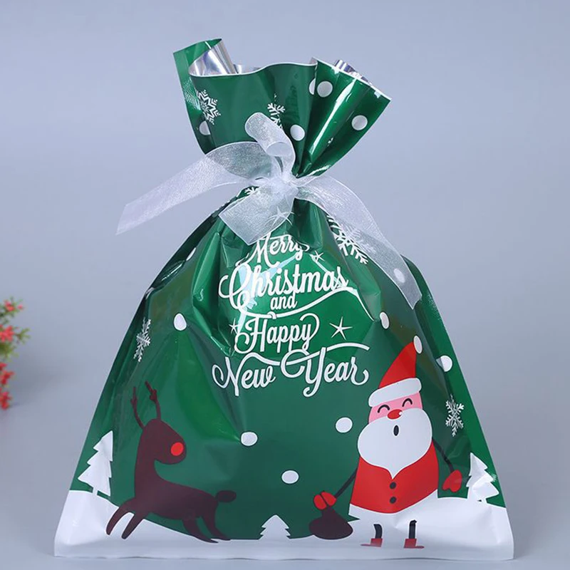 30pcs merry christmas gift bags santa claus xmas tree packing