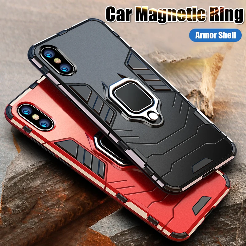 Luxury Armor Shockproof Phone Case On The For iphone 6 6s 7 8 PLus Full Cover For iphone X XR XS Max Car Holder Ring Shell Case
Luxury Armor Shockproof Phone Case On The For iphone 6 6s 7 8 PLus Full Cover For iphone X XR XS Max Car Holder Ring Shell Case