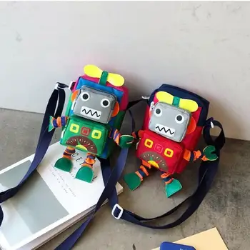 Fashion Boys Mini Crossbody Bags Lovely Cartoon Robot Children Small Shoulder Bag Cool Kids All Match Coin Purse Money Wallet
Fashion Boys Mini Crossbody Bags Lovely Cartoon Robot Children Small Shoulder Bag Cool Kids All Match Coin Purse Money Wallet