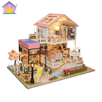 Creative Hongda DIY Cabin Assembled Building Model Small Toy Factory Wholesale Sweet Words Birthday Gift
Creative Hongda DIY Cabin Assembled Building Model Small Toy Factory Wholesale Sweet Words Birthday Gift