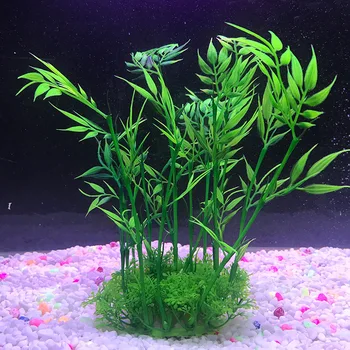 

Decorative Simulated Aquatic Weed Aquarium Accessories Fish Tank Decorations Acuario Tools Aquario Ornaments Plants Bamboo