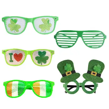 5pcs St. Patricks Day Glasses Fashion Eyewear Party Supplies Favors Interesting Eyeglasses Photo Props Accessary for Festival 
5pcs St. Patricks Day Glasses Fashion Eyewear Party Supplies Favors Interesting Eyeglasses Photo Props Accessary for Festival
