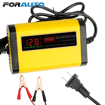 FORAUTO 3 Stages Lead Acid AGM GEL Battery-chargers 2A Intelligent Fast Power Charging Full Automatic Car Battery Charger
FORAUTO 3 Stages Lead Acid AGM GEL Battery-chargers 2A Intelligent Fast Power Charging Full Automatic Car Battery Charger