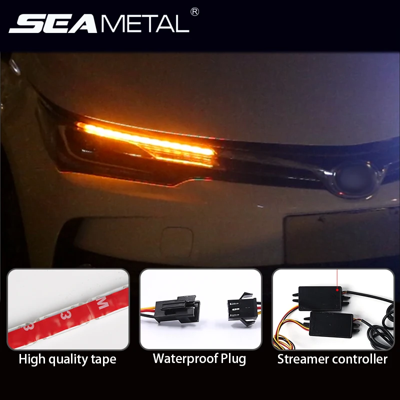 Car Daytime Running Lights Waterproof 12V DRL Flexible Strip Auto Day Light Universal Turn Signal Driving Lamp Goods Accessories
Car Daytime Running Lights Waterproof 12V DRL Flexible Strip Auto Day Light Universal Turn Signal Driving Lamp Goods Accessories