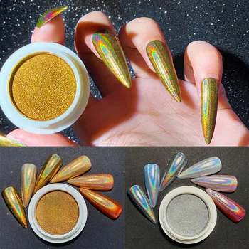 Solid Holographics Nail Glitter Powders Mirror Bubble Nail Art Chrome Pigment Dust Decorations For Nail DIY Design Accessories
Solid Holographics Nail Glitter Powders Mirror Bubble Nail Art Chrome Pigment Dust Decorations For Nail DIY Design Accessories