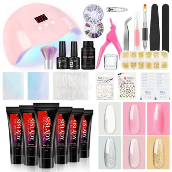 SISLADY Nail Gel Varnish Nail Polish Set With Lamp Nail Gel Quick Builder Extension Enhancement Camouflage LED UV Gel Polish
SISLADY Nail Gel Varnish Nail Polish Set With Lamp Nail Gel Quick Builder Extension Enhancement Camouflage LED UV Gel Polish