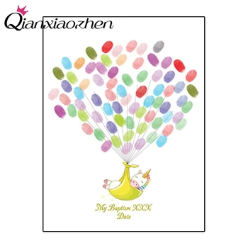 Qianxiaozhen Personalized Fingerprint Unicorn Baby Shower Guest Book Birthday Party Decorations Kids New Baby Decor
Qianxiaozhen Personalized Fingerprint Unicorn Baby Shower Guest Book Birthday Party Decorations Kids New Baby Decor