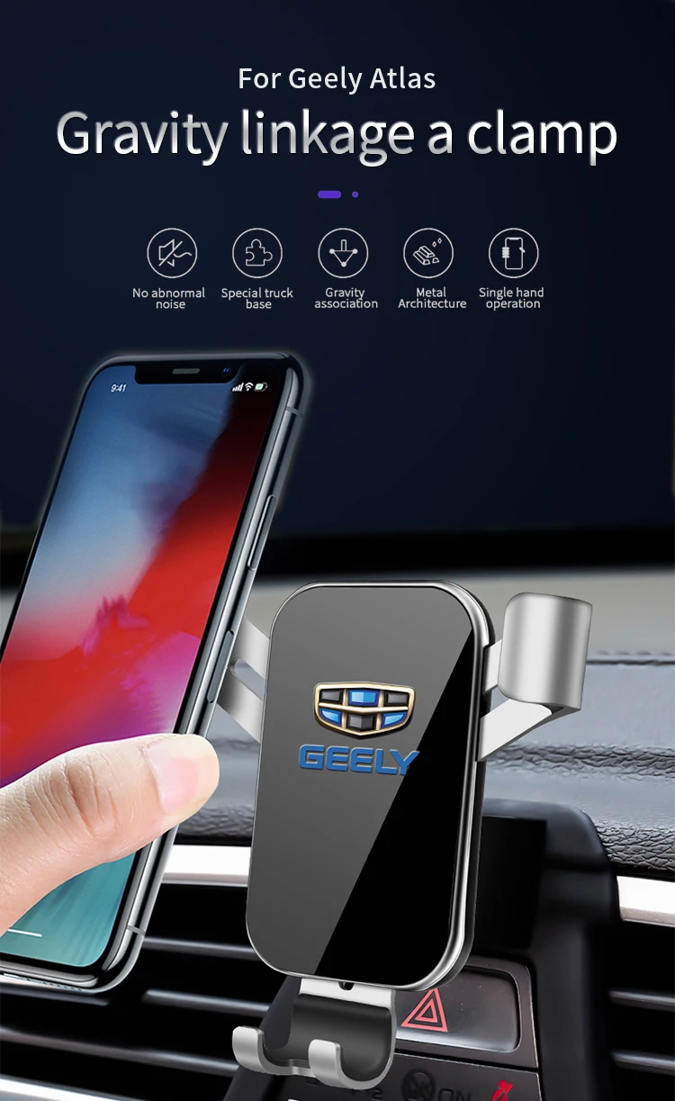 Car Phone Holder to Stand Steady Support Gravity sensing Auto Grip and Stand Smartphone GPS Support used for geely emgrand
Car Phone Holder to Stand Steady Support Gravity sensing Auto Grip and Stand Smartphone GPS Support used for geely emgrand